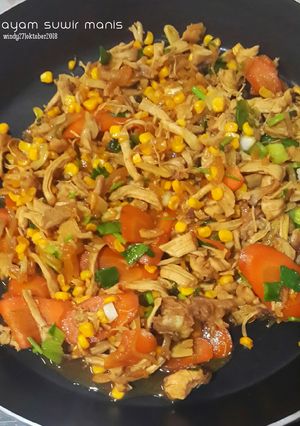 Foto resep Ayam suwir kecap manis