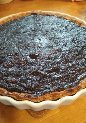 Meggyes-mentás pite recept fotója