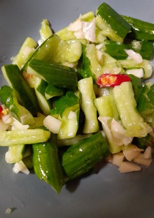 涼拌小黃瓜 的食譜成品照片