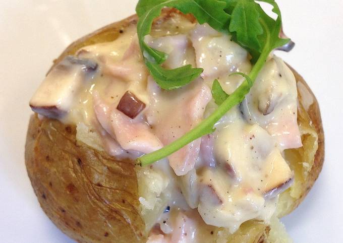 Jacket Potato with Carbonara