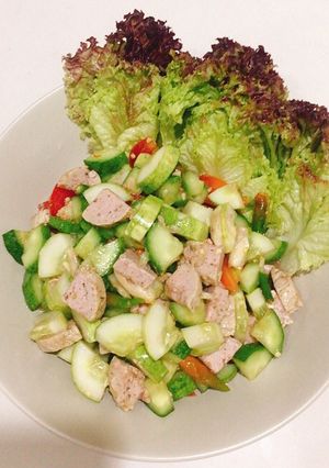 รูปของ ตำแตงหมูยอ คีโต