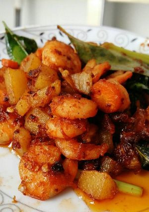 Foto resep Sambal goreng udang