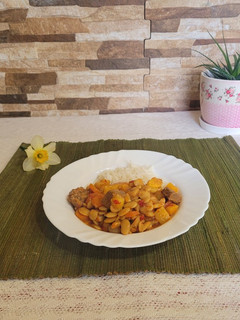 Una foto de Porotos de manteca