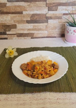Una foto de Porotos de manteca