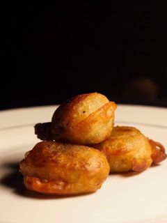 Hình của món Khoai lang kén.