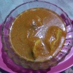 Gravy chaap A picture of Gravy chaap.