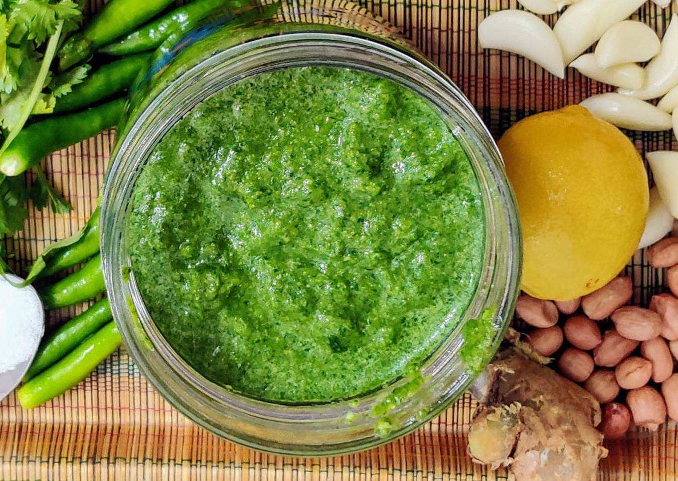 Green Chutney Bombay Style / Sandwich Chutney recipe