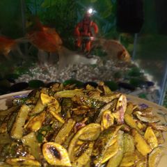 A picture of Muskmelon peel's fry.