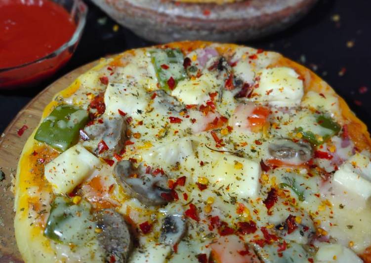 Simple Way to Prepare Favorite Deluxe veggie pizza