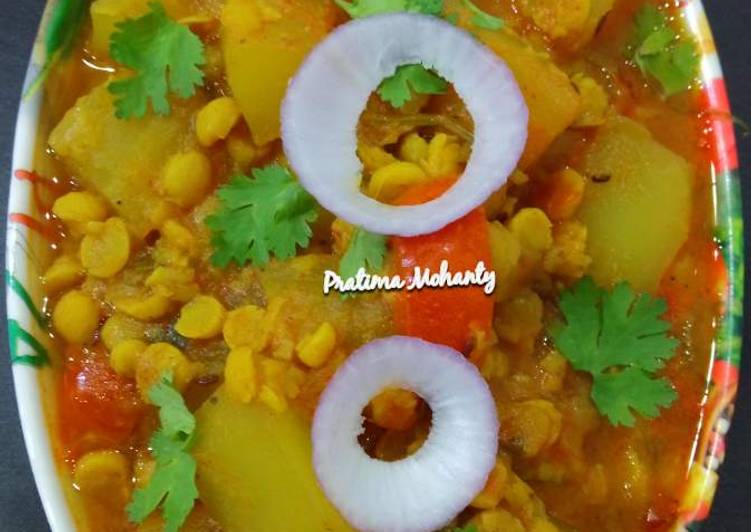 Papaya Chana Dal Curry