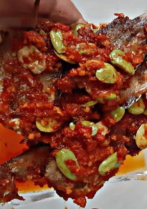 Foto resep Balado Ikan Asin Sepat Pete