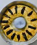 ROSCA DE Pascua SALADA (masa con quesos, rellena de tomates secos)