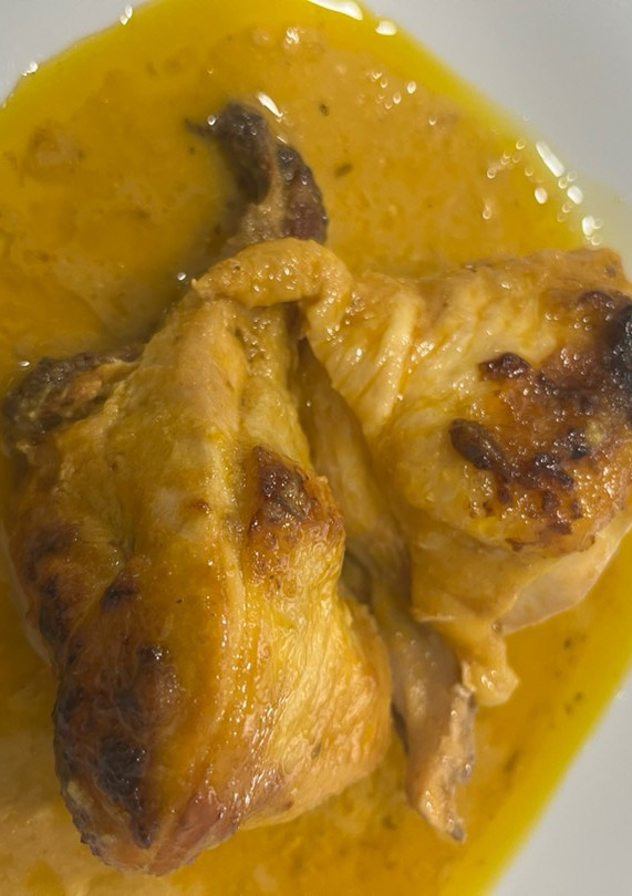 Una foto de Pollo al horno