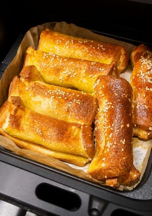 Foto resep Roti Panggang Keju Gulung