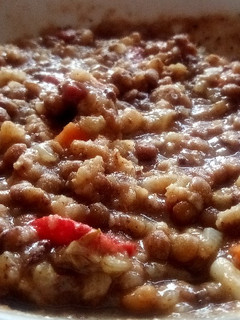 Una foto de Lentejas ricas