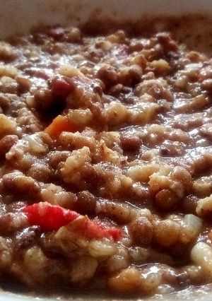 Una foto de Lentejas ricas