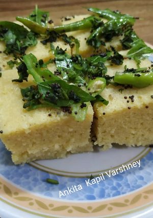 A picture of Dhokla.