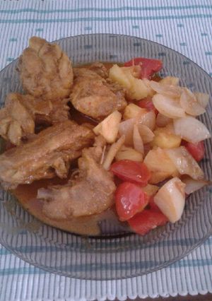 Foto resep Ayam masak nanas