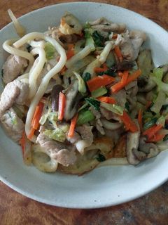 日式炒烏龍麵 的食譜成品照片
