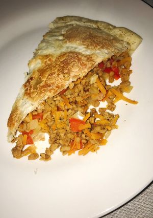 Una foto de Tarta Vegana de Soja Texturizada