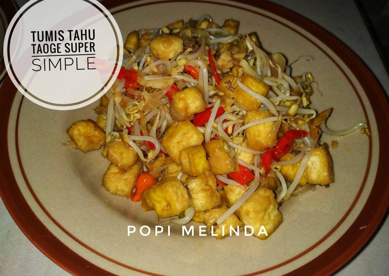 Tumis tahu taoge super enak dan simple