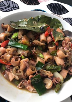 Foto resep Cumi Asin Cabe Ijo