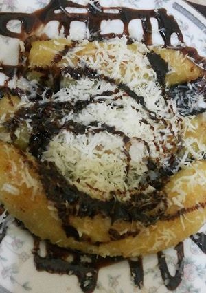 Foto resep Pisang goreng keju coklat lumer