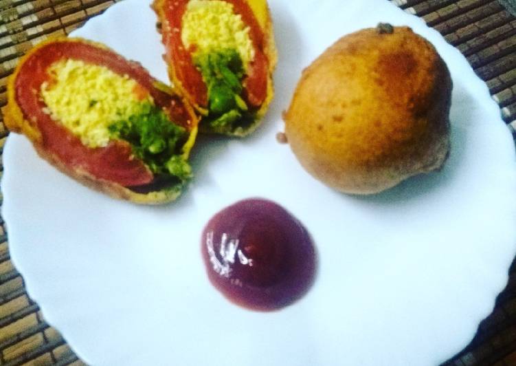 Simple Way to Prepare Quick Stuffed Tomato 🍅 Pakoda