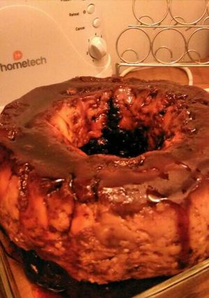 Una foto de Chocoflan