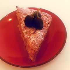 Milopita (Greek Apple Cake) A picture of Milopita (Greek Apple Cake).