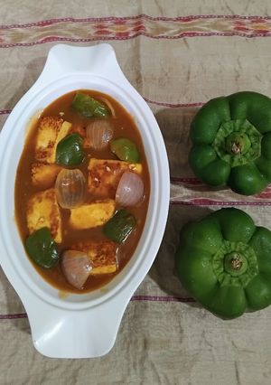 A picture of 15 minutes Paneer Chilli.
