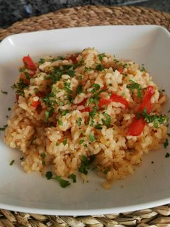 Una foto de Arroz con verduras