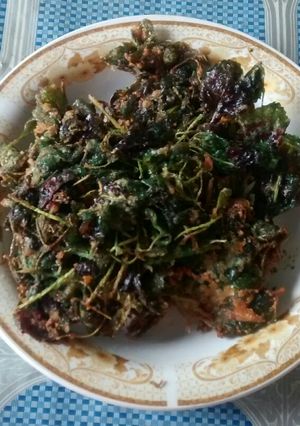 Foto resep Bakwan bayam merah