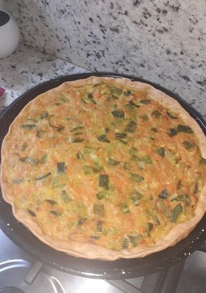 Una foto de Tarta de Zapallito y Zanahoria!!!