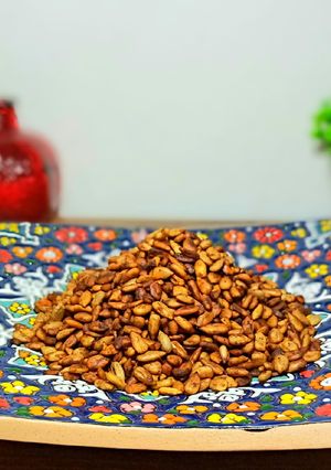 عکسی از دستور مغز تخمه برشته لیمو نمکی (بو دادن تخمه)