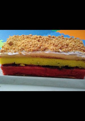 Foto resep Cake Lapis red velvet