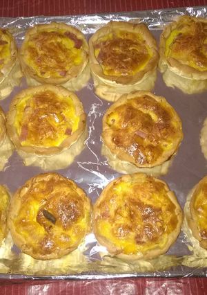 Une photo de Minis quiches lorraine