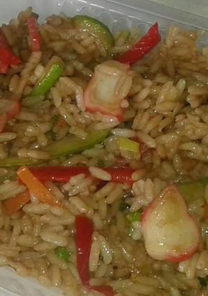 Una foto de Arroz chino