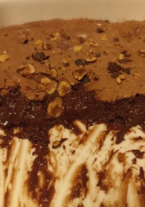 Una foto de Brownie de chocolate