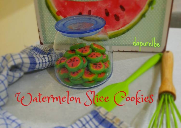 Watermelon Slice Cookies #dapurelbeweek4 🍉🍉