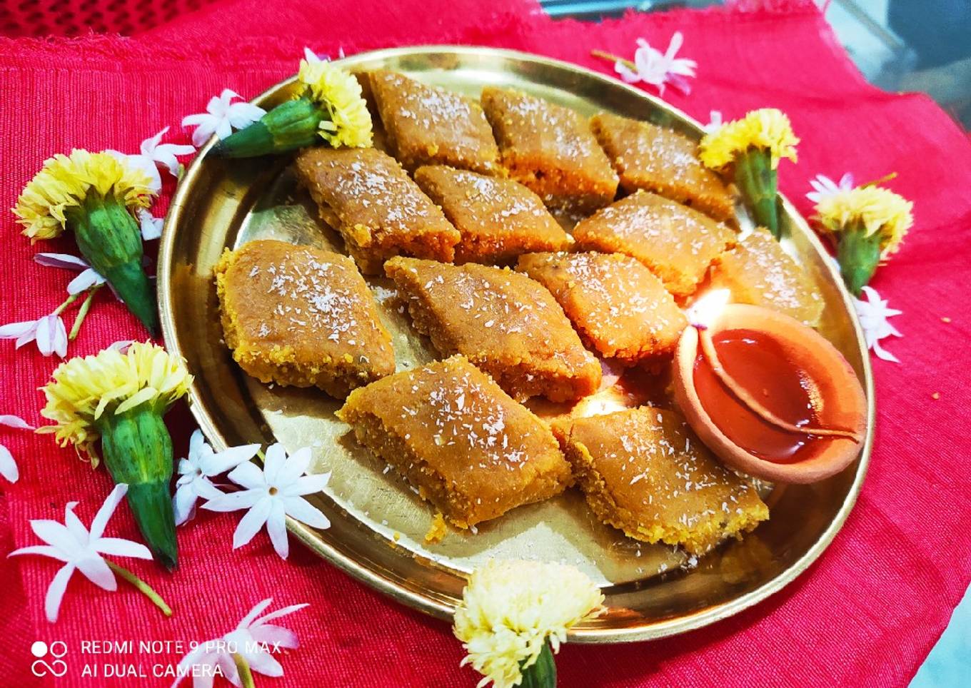 Besan ki burfi