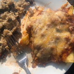 A picture of Enchiladas.