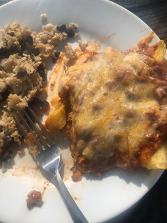 A picture of Enchiladas.