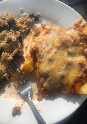 A picture of Enchiladas.