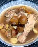 蒜味栗子雞腿湯
