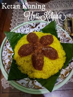 Foto resep Ketan Kuning Unti Kelapa