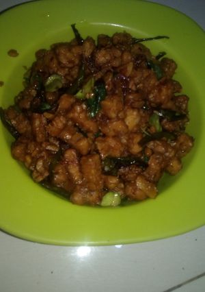 Foto resep Oseng tempe non msg pete kemangi
