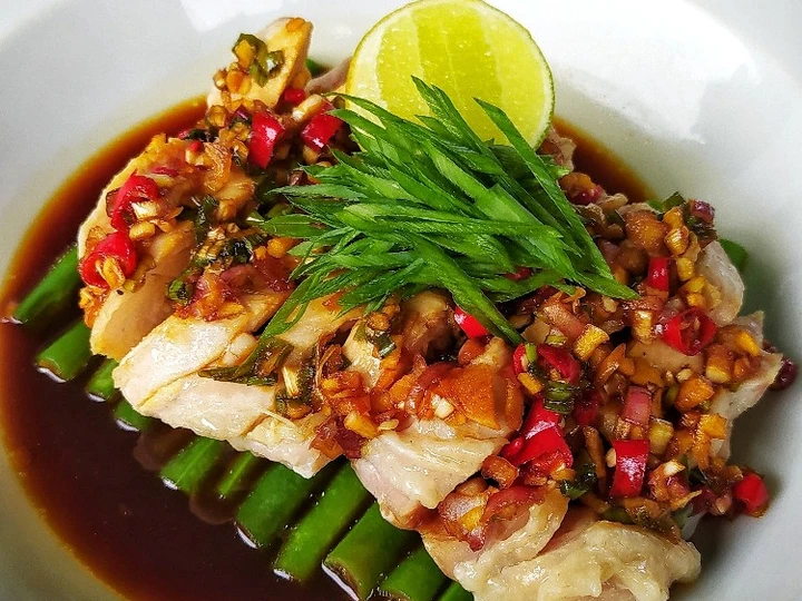 Cara Gampang Membuat Resep  Ayam Kukus Sambal Kecap 