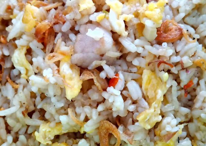 Resep Nasi goreng babi 🐷 yang Lezat