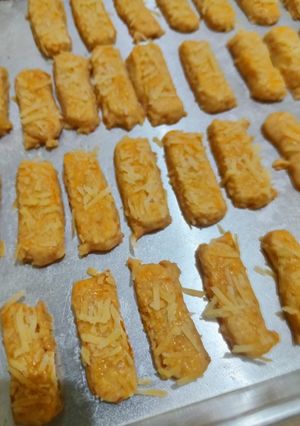 Foto resep Kaastengels (Ekonomis, Tanpa Telur)
